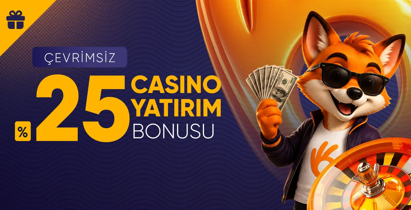 %25 Çevrimsiz Casino Bonusu kampanya görseli