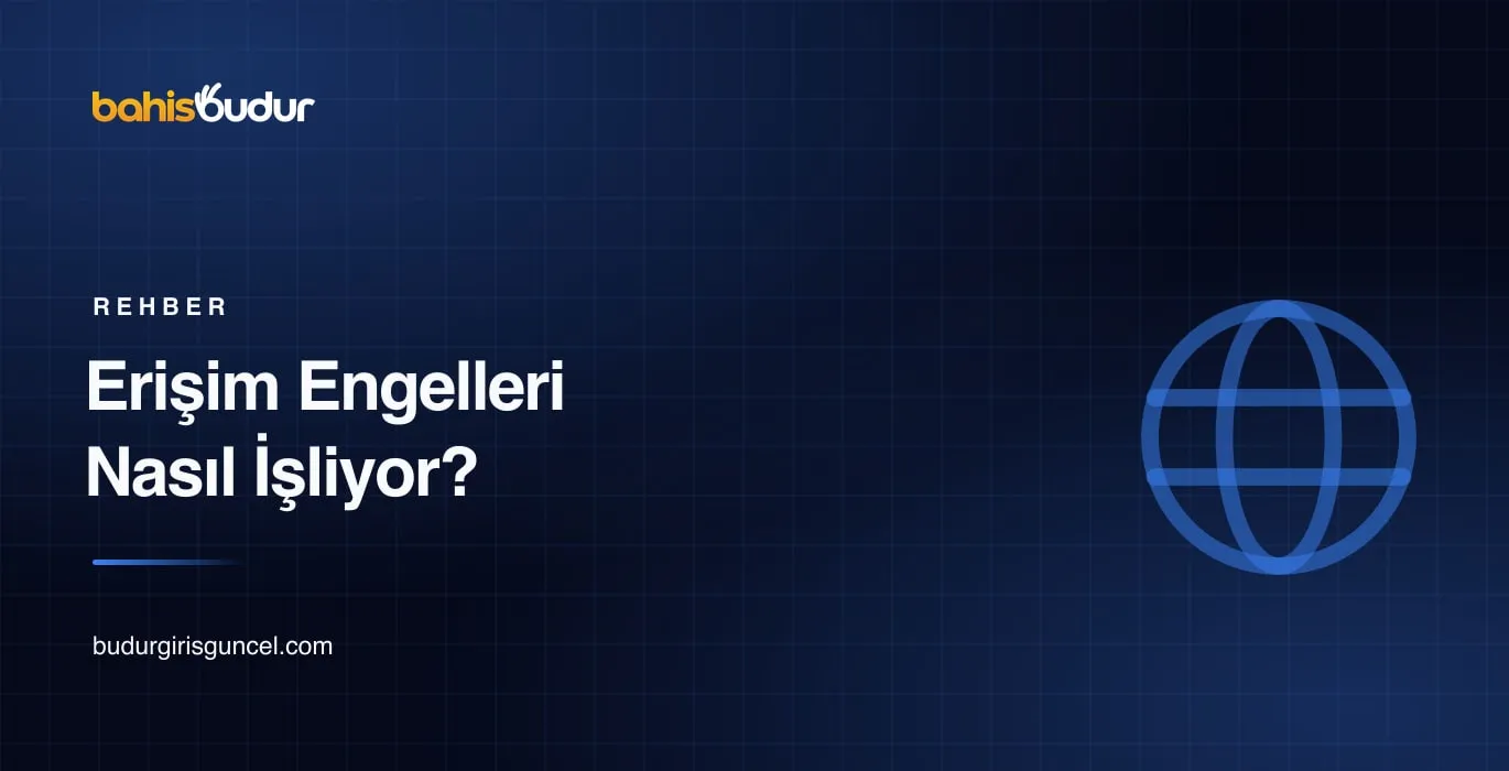 Erişim engellerinin nasıl işlediğini anlatan rehber kapağı