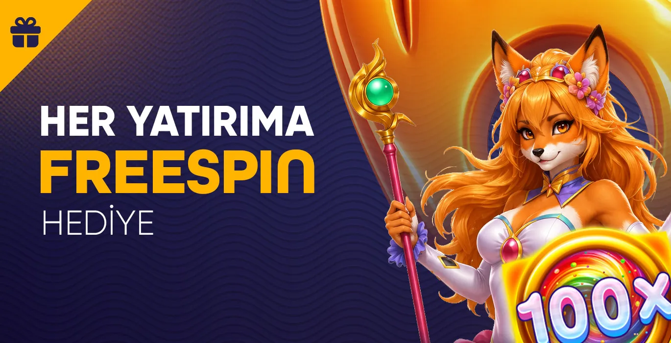 Her yatırımda freespin kampanya görseli