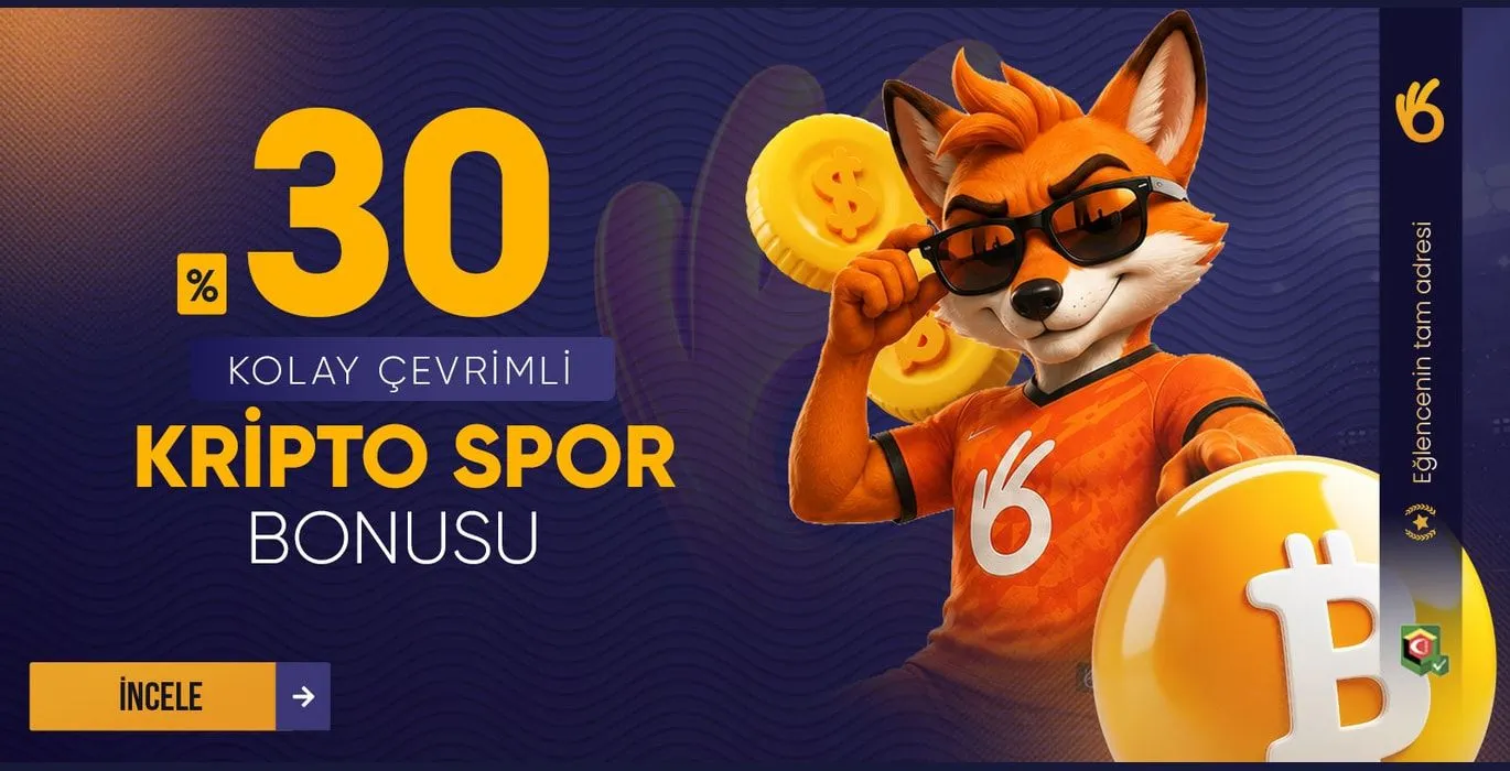Kolay çevrimli %30 kripto yatırım bonusu kampanya görseli